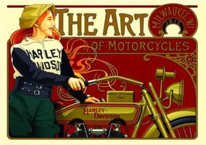 POSTER A3 'HARLEY DAVIDSON - Foto 1 di 1