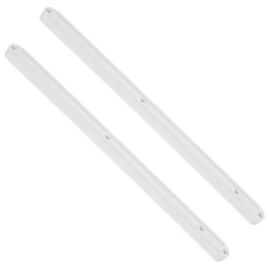 2 Pcs Plastic Drawer Rails Replacement Parts Full Extension Slides - Picture 1 of 12