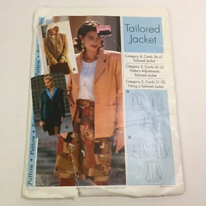 Tailored Jacket Sewing Step By Step Pattern Misses Miss Petite Size 4-22 - Picture 1 of 4