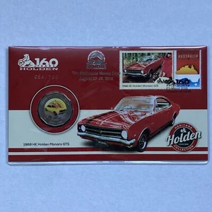 2016 1968 HK Holden Monaro ANDA Overprint PNC with Coloured 50c Coin ONLY 750 - Picture 1 of 2