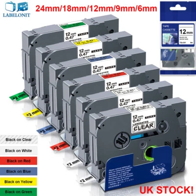 Brother P-Touch TZ TZe-231 Label Tape Printer Laminated 18mm/12mm/9mm PT-H101C