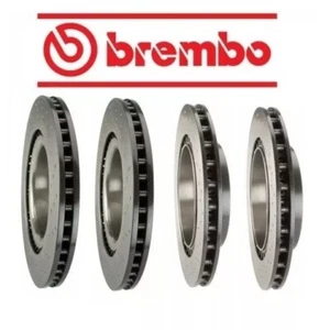 Fits Lexus IS F 08-14 360mm Front 345mm Rear Disc Brake Rotors 4 PCS Set Brembo - Picture 1 of 5