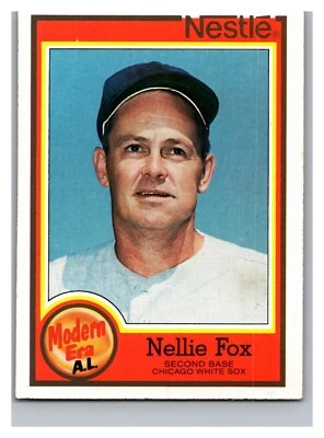 1987 Topps Nestlé All-Time Dream Team - Nellie Fox #13 - Image 1 of 2