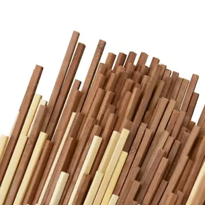 50 piezas Palos de bambú 30 cm Varillas Fabricación Juguetes de madera Elaboración Piezas de madera Artesanía - Imagen 1 de 19