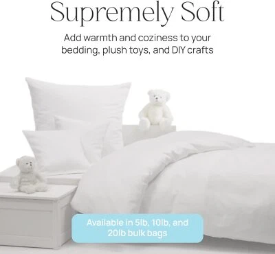 East Coast Bedding Goose Down & Feather Stuffing, Fill Pillow Filling, Repair - Image 1 of 4