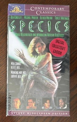 SPECIES VHS Deluxe Widescreen Edition 1997 MGM/UA Like New Viewed Once Foto 1 de 4