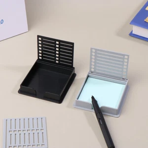 1PC Sticky Pads Organizer Pad Holder Sticky Note Organizer With Stencil - Photo 1/13