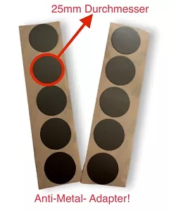 10 Stk.NFC Anti-Metal Sticker zur Adaption Ihrer normalen NFC-Tags mit 25mm Φ ✅ - Bild 1 von 8