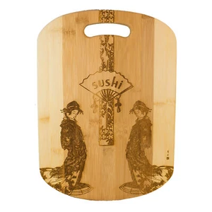Sushi Cutting Board 14''x9.5''x.5'' Bamboo - Picture 1 of 1