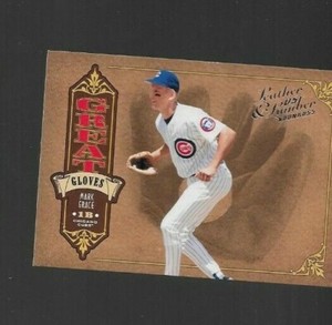 2005 Donruss Leather & Lumber Baseball Card #GG4 MARK GRACE  0936/2000  Mint