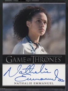 Nathalie Emmanuel Missandei Game Of Thrones 2014 Rittenhouse Autogramm 060724MLCD173 - Bild 1 von 2