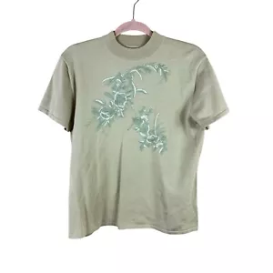 DE COLECCIÓN JONES NEW YORK COUNTRY Mujer Talla XL Tostado Seda Bordado Cuello Simulado Suéter - Imagen 1 de 4