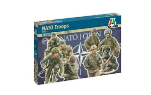 6191 Italeri 1:72 Nato Truppen, 48 Fig., Modellbausatz unbemalt,, GMK - Picture 1 of 6