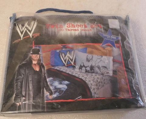 WWE RINGSIDE 2012 WRESTLING BEDDING TWIN SHEETS NEW JOHN CENA TRIPLE H Cover