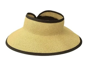 San Diego Hat Company Signature Women's Ultrabraid Large Brim Visor UBV002 - Picture 1 of 44