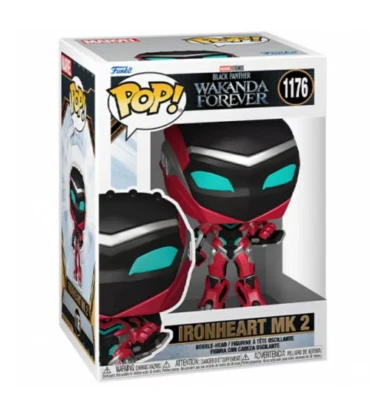 FUNKO POP IRONHEART MK 2 Marvel Black Panther 1176 Wakanda Forever Action Figure - Immagine 1 di 2