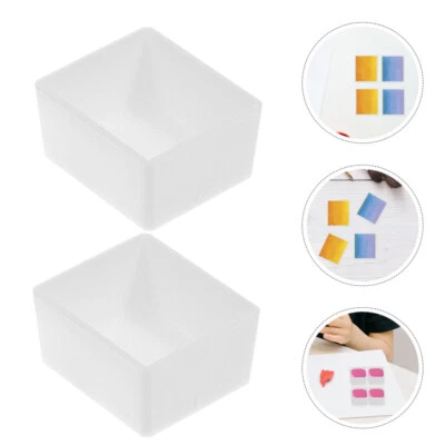 Sartenes de pintura de acuarela 100 un. para pintura de plástico al óleo sartenes de acuarela vacías hágalo usted mismo EE. UU. Foto 1 de 4