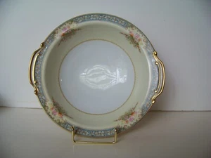 VINTAGE RARE NORITAKE JAPAN "ALEXIS" 10"D SERVING BOWL GOLD TRIMMED - Picture 1 of 8