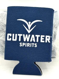 Cutwater Spirits Koozie Coolie Lot Set of 8 New Blue Can Cooler Drink Holder New - Picture 1 of 3