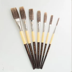 Mack 1932-1/4" Grey Stroke Lettering Squirrel-Black Ox Mixture Brush-1 Each - Picture 1 of 1