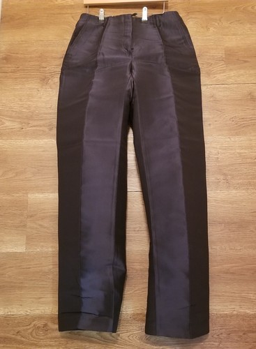 RARI PANTALONI VINTAGE BURBERRY PSORIAUM COLLEZIONE DONNA SETA taglia 6
