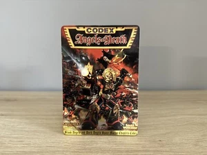 Warhammer 40K Ángeles de la Muerte Ángeles Sangrientos Ángeles Oscuros 2da Edición Codex Coaster - Imagen 1 de 1