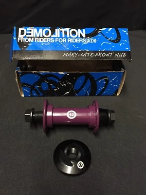 Nos Demolition Mary Kate 36h Front hub Freestyle Bmx sealed fits: odyssey primo - Image 1 of 4