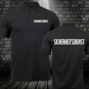Sicherheitsdienst Polo Shirt Polohemd schwarz Personenschutz Security S-3XL - Bild 1 von 2