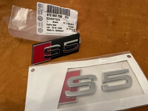 Audi S5 Nr.2 Plakette vorne und hinten - Bild 1 von 2