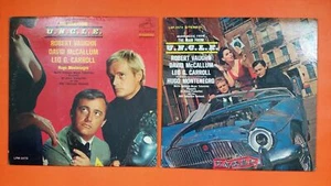 MAN FROM U.N.C.L.E. Music / More Music LP Vinyl VG+ Cover VG+ 2 Lot LPM 3475/574 - Imagen 1 de 4
