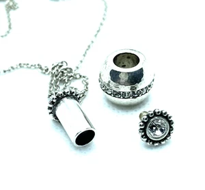 Brighton GLIMMER BEAD Crystal Pendant is interchangeable Custom Necklace 18" NWT - Picture 1 of 7