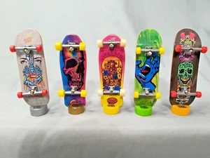 Tech Deck lot Of 5 Skate Decks Santa Cruz Old School - RARE - Picture 1 of 4