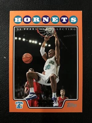 2008-09 Topps #64 David West Orange /1199 New Orleans Hornets - Image 1 of 2