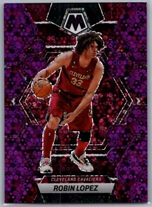 2022-23 Panini Mosaic #200 Robin Lopez Purple Disco Prizm /50 Cleveland Cavs - Picture 1 of 2