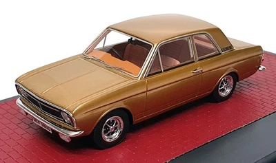 Matrix 1/43 Scale MX40603-103 - 1966-70 Ford Cortina Lotus MkII - Met Gold - Image 1 of 4