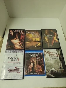 Wrong Turn: Complete 6-Movie Collection (DVD) Horror Film Series 1-6 Read Descri - Picture 1 of 14
