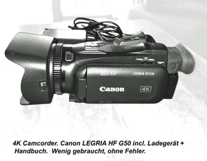 Canon Legria HF G50 Ultra HD 4K Camcorder, gebraucht wie neu - Bild 1 von 2