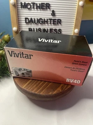 Vivitar BV40 35mm Point-n-Shoot Film Camera – New/Unused (Boxed) - Image 1 of 4