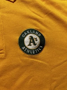 Camisa polo vintage Oakland A's manga corta CSA para hombre talla L - Imagen 1 de 5