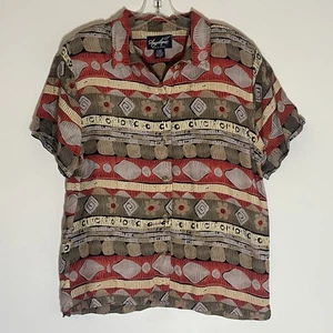 Angelique Shirt Damen Medium Mehrfarbig Blumen Azteken Geometrisch Vintage Gypsy M - Bild 1 von 15
