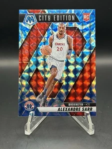 Mosaico Panini 2024-25 - Edición City Alexandre Sarr #278 azul reactivo Prizm radiocontrol - Imagen 1 de 2