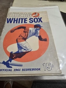 1961 CHICAGO WHITE SOX V BALTIMORE ORIOLES COMISKEY PARK SCOREBOOK MLB BASEBALL - Picture 1 of 1