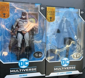 Batman & Teniente James Gordon Año Uno, McFarlane DC Multiverse, Ediciones Platino - Imagen 1 de 5