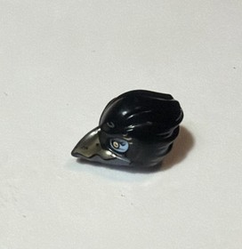 LEGO Rascal Black Crow Bird Legends of Chima Raven Gold Beak Minifig Head Helmet
