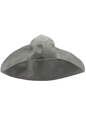 JIL SANDER *Sombrero manchado, grande, algodón, gris, para mujer, ZSMKM0001 Foto 1 de 4