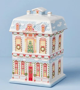Lenox Spice Village Porcelain Christmas Cookie Jar 2025 - New In Box - Picture 1 of 2