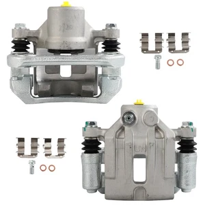 Pair For 2007-2008 Kia Rondo Rear Brake Calipers w/ Bracket 19-B3426 19-B3427 - Picture 1 of 11