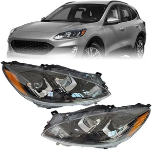 Left+Right Full LED Headlight Assembly For 2020-2023 Ford Escape SE/SEL HEADLAMP - Picture 1 of 14