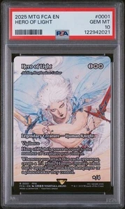 Hero of Light - Adeline, Resplendent Cathar MTG Final Fantasy PSA 10 - Picture 1 of 2