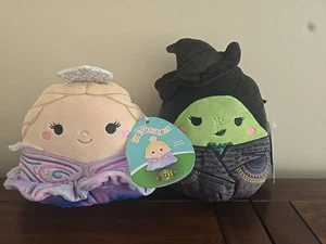 Lotto Peluche Squishmallows Mago di Oz 6,75” Glinda Elphaba Witch Set - Foto 1 di 3